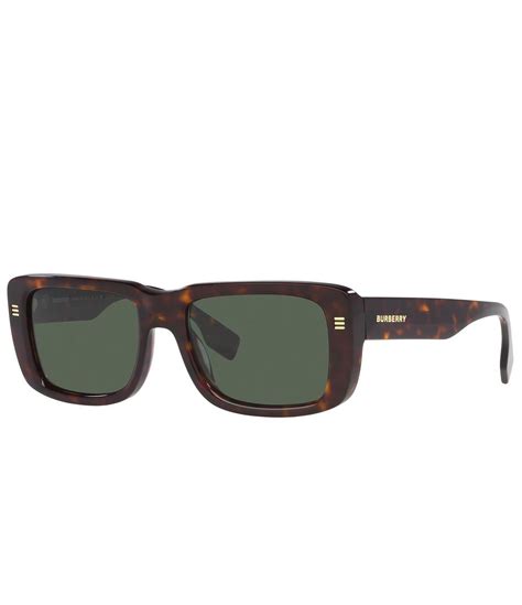 burberry 55mm rectangle sunglasses